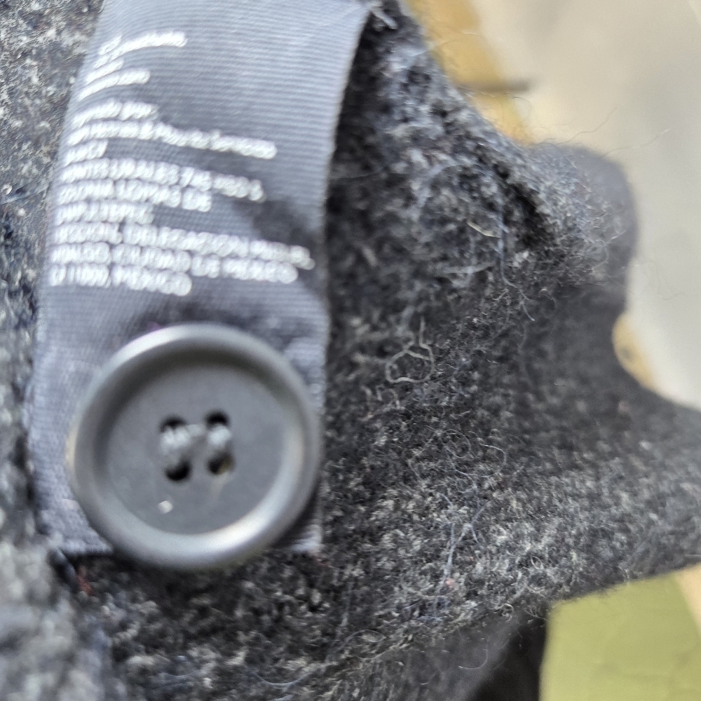 COS alpaca wool charcoal long cardigan duster sweater - Picture 4 of 12